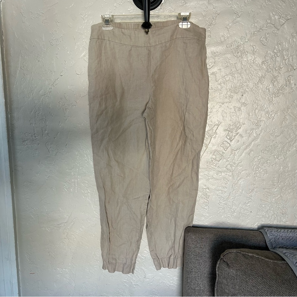 Eileen Fisher 100% Linen Joggers